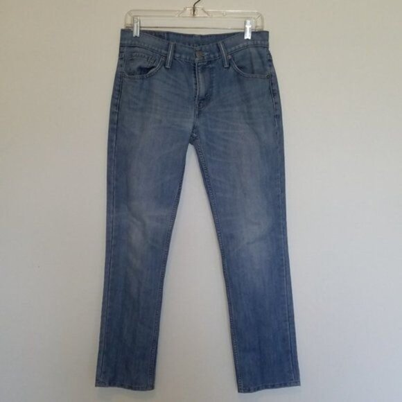 Levi's 511 Jeans Straight Leg Denim Light Blue Men's 30 x 30 - Picture 6 of 14